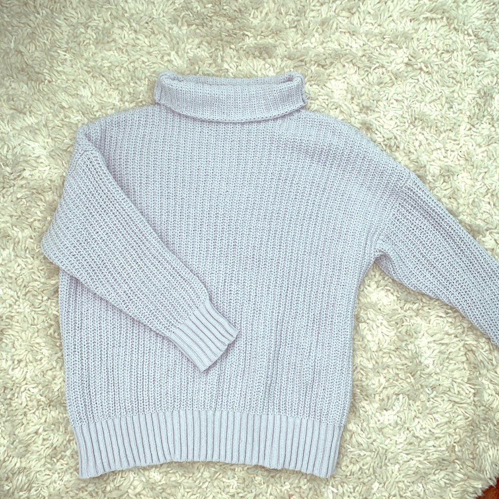 Lavender Oversized Sweater From American Eagle